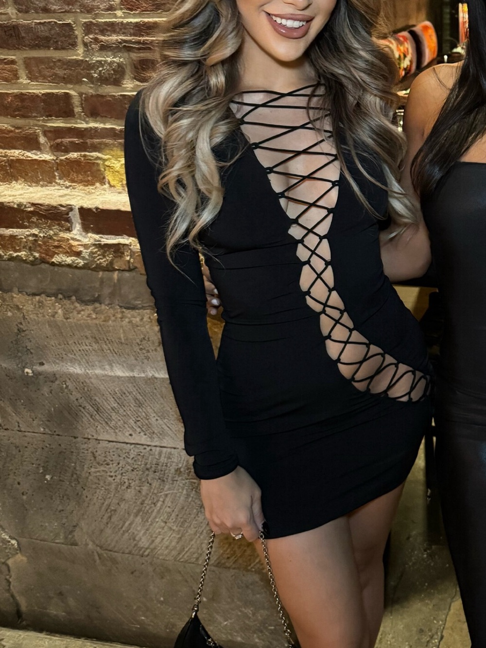 I.am.Gia lace up dress